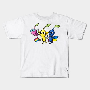 Pride Pikmin Pansexual Kids T-Shirt